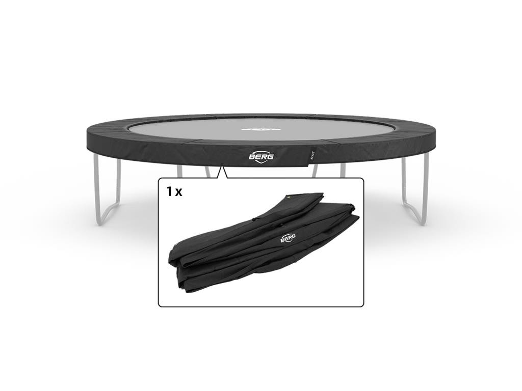 BERG Trampoline Beschermrand Elite - 430 cm - Grijs 
