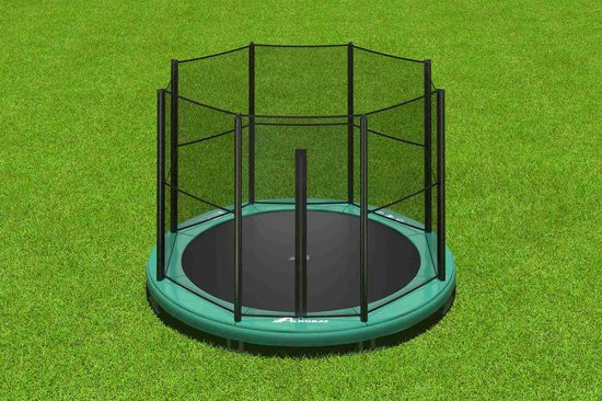 Akrobat Trampoline Primus met Veiligheidsnet - Inground - 365 cm - Groen