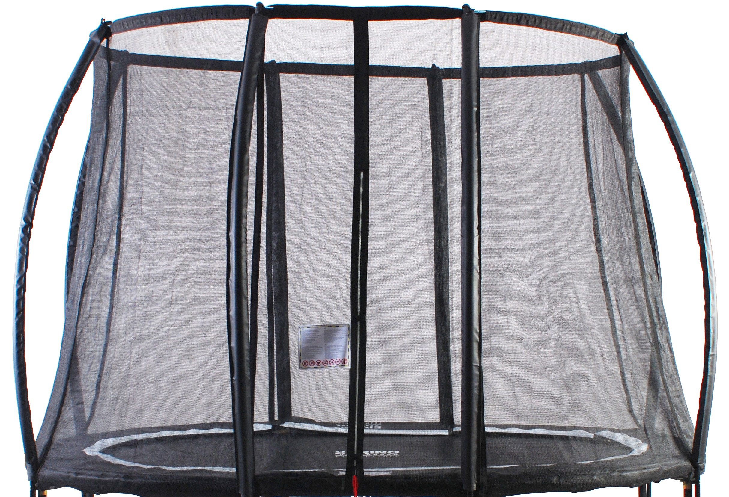 SPRING Trampoline Veiligheidsnet - Los Vangnet - 213 cm x 305 cm - Ovaal - Zwart
