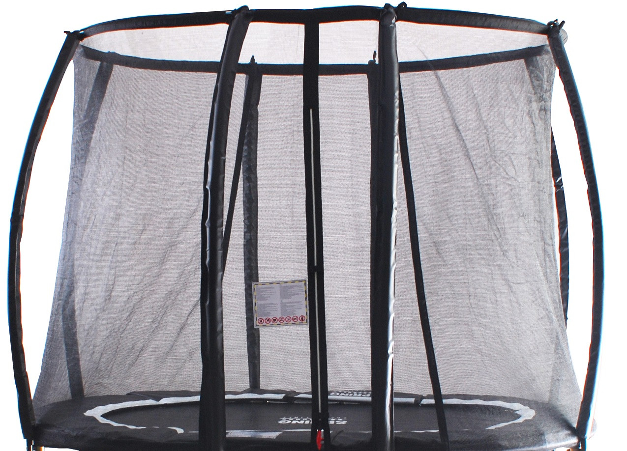 SPRING Trampoline Veiligheidsnet - Los Vangnet - 183 cm x 244 cm - Ovaal - Zwart