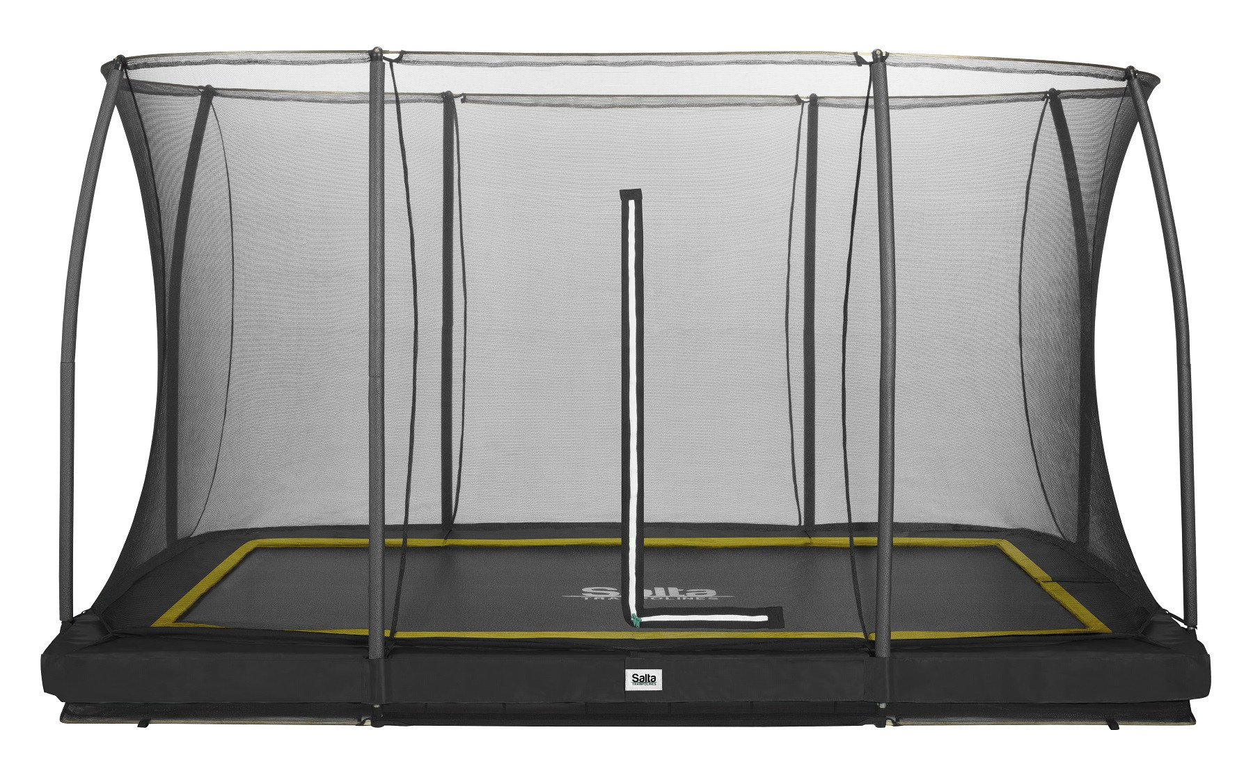 Salta Trampoline Comfort Edition Ground 366 x 244 cm met Veiligheidsnet - Zwart