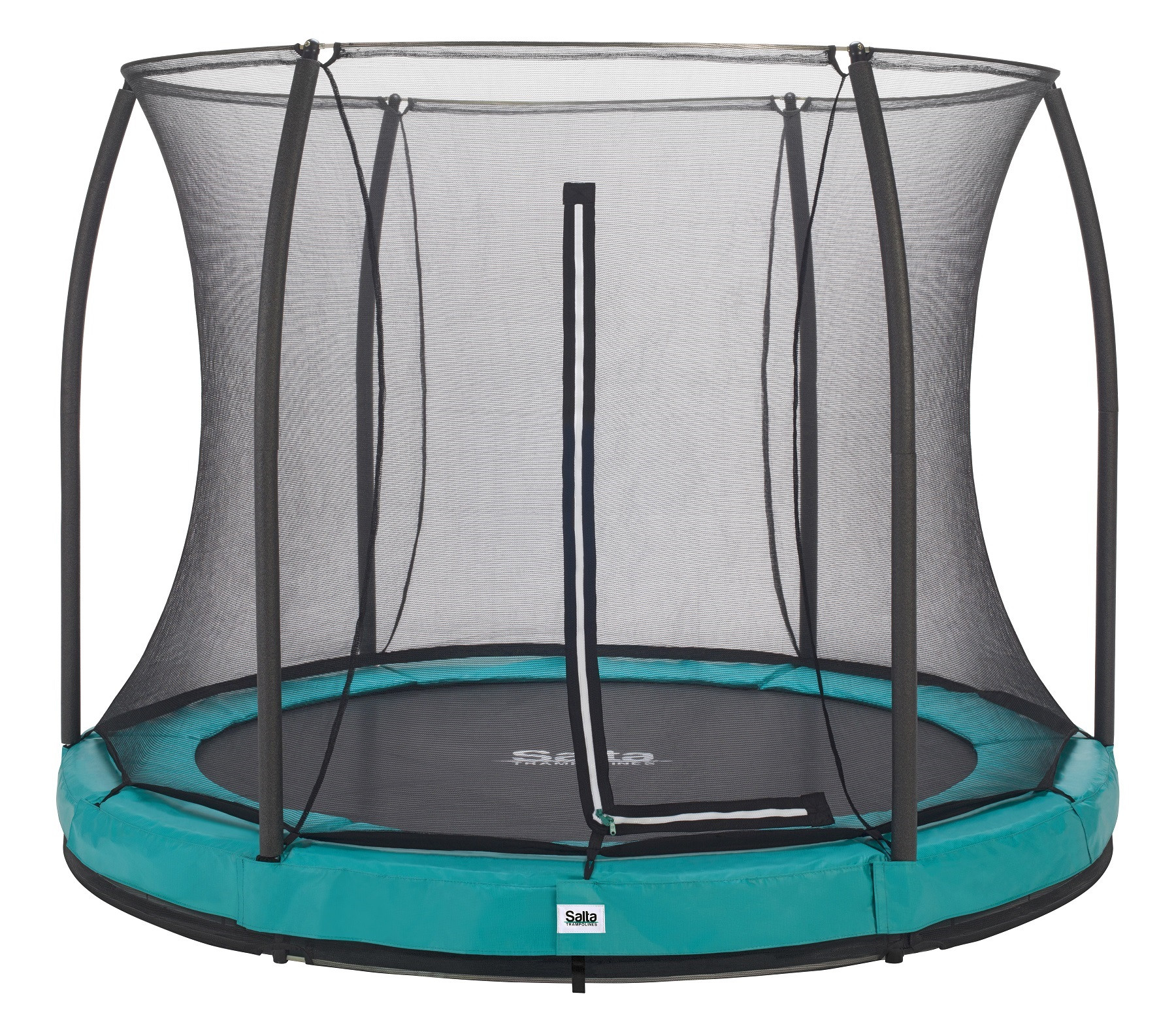 Salta Trampoline Comfort Edition Ground 213 cm met Veiligheidsnet  - Groen