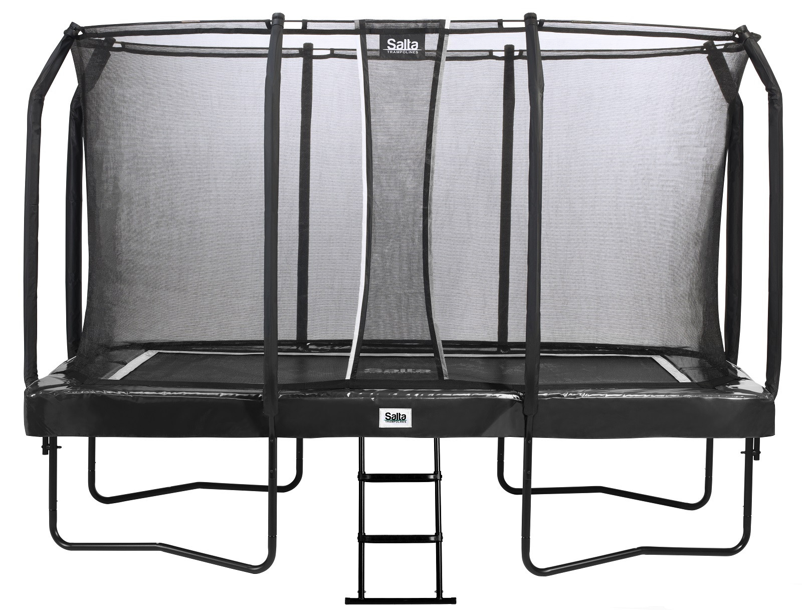 Salta Trampoline First Class - 427 x 244 cm -met Veiligheidsnet - Zwart