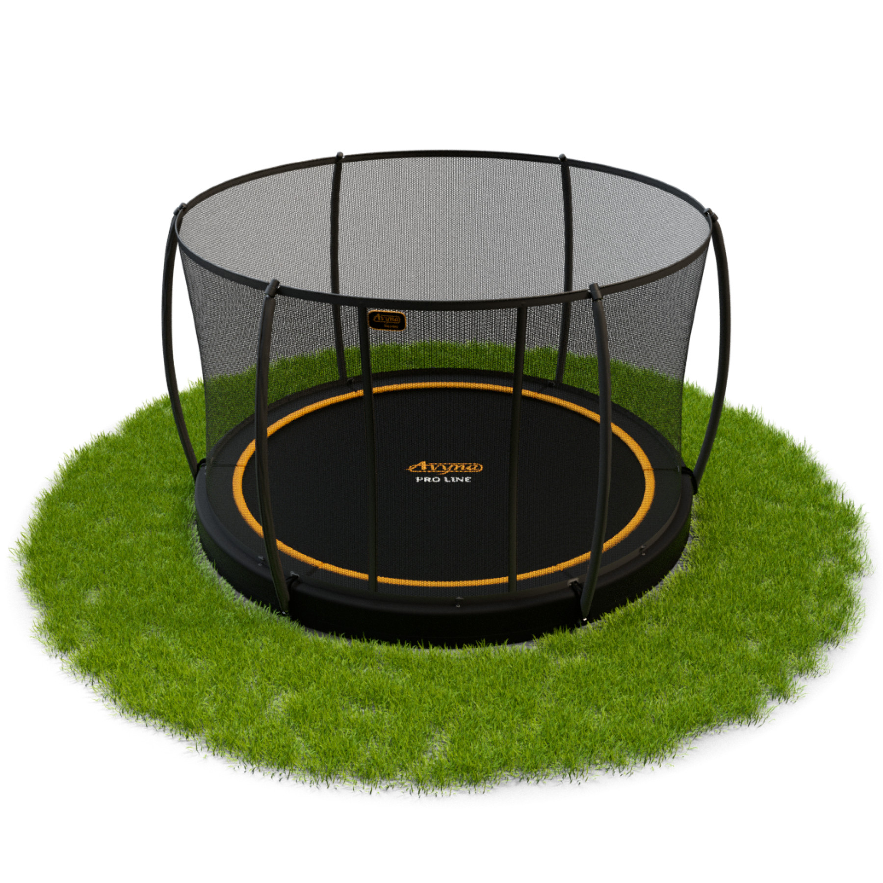 Avyna Pro-Line Inground Trampoline met Veiligheidsnet - ø 305 (10ft) - Zwart