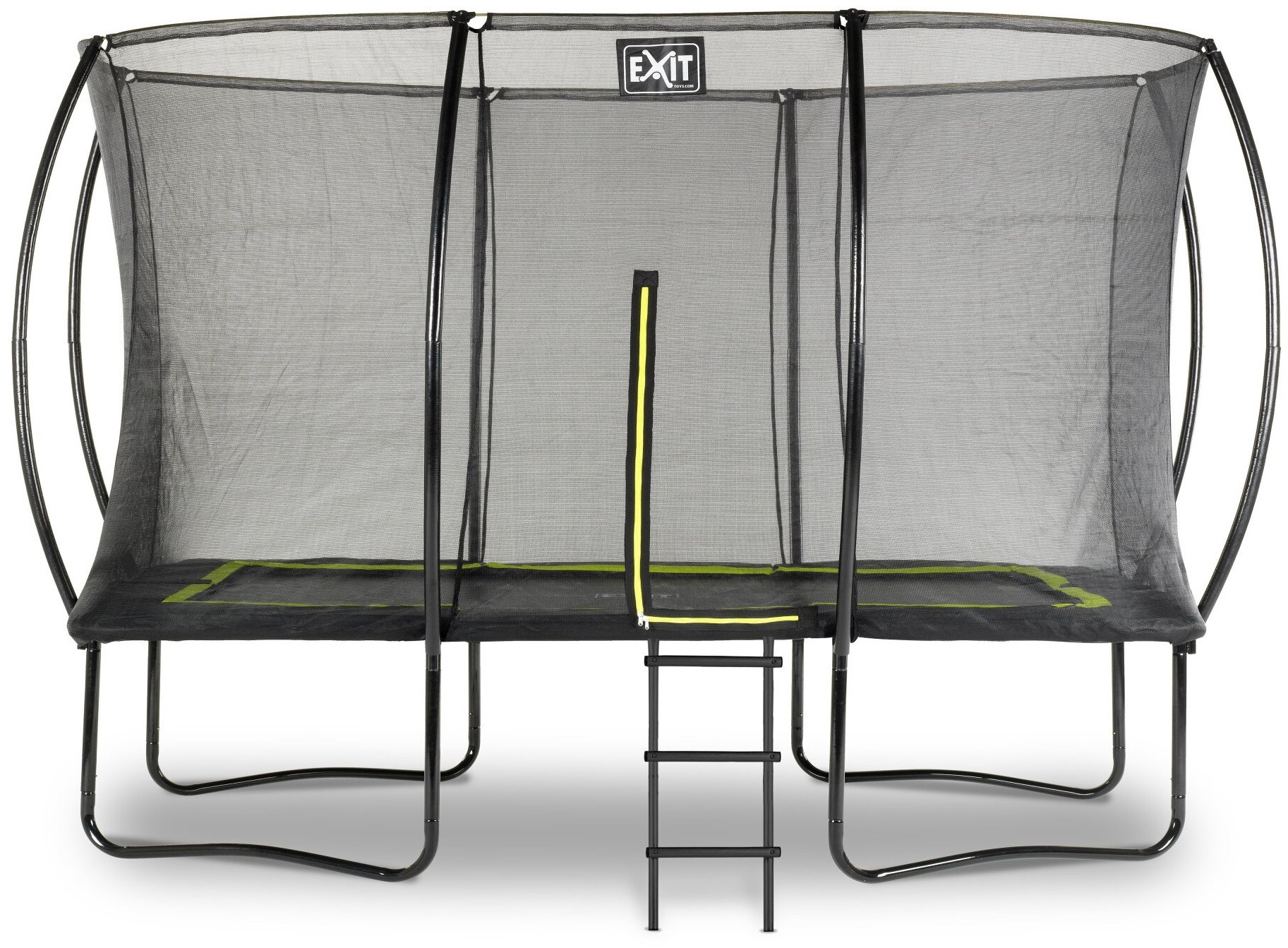EXIT Trampoline Silhouette met Veiligheidsnet - 366 x 244 cm - Zwart