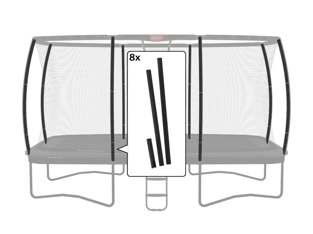 BERG Trampoline Veiligheidsnet Onderdeel - Ultim Safety Net DLX XL - Set Schuimdelen