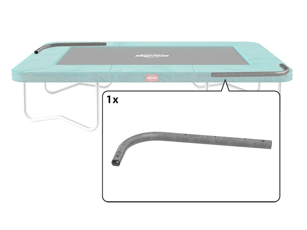 BERG Trampoline Onderdeel - Ultim Favorit - Toprail Hoekstuk Links 280 x 190 cm