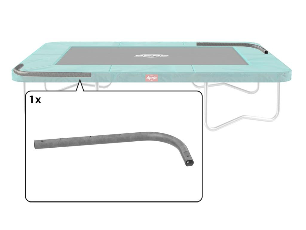 BERG Trampoline Onderdeel - Ultim Favorit - Toprail Hoekstuk Rechts 280 x 190 cm