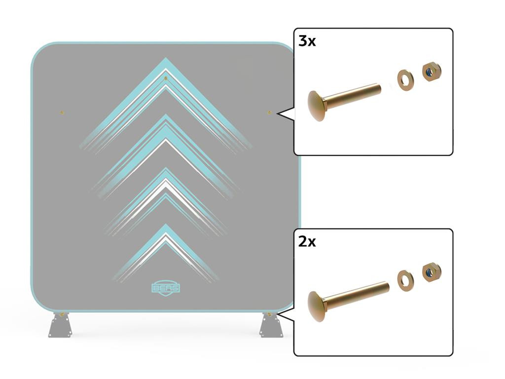 BERG AeroWall - Bevestigingsmiddelen