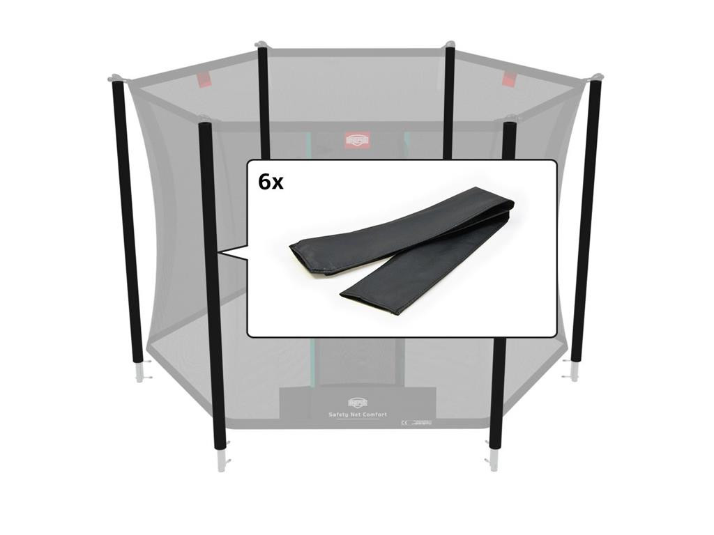 BERG Trampoline Veiligheidsnet Onderdeel - Safety Net Comfort - Paalhoezen 180 + 240 (6x)