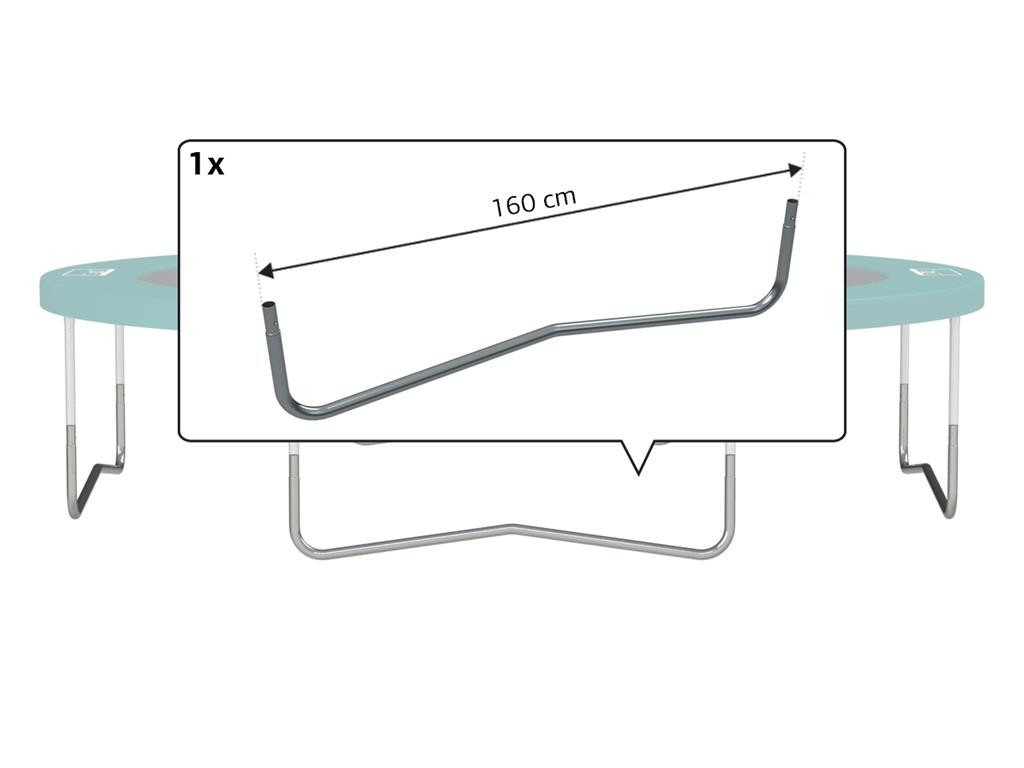 BERG Trampoline Frame Onderdeel - Favorit - W-Poot 380