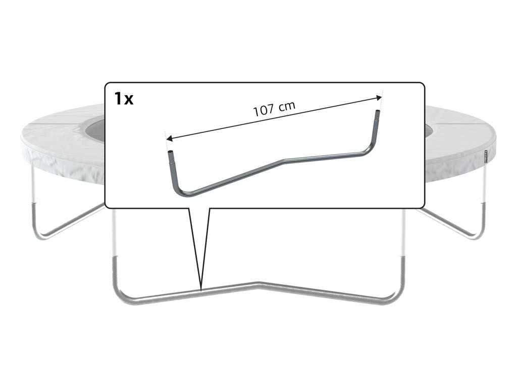 BERG Trampoline Frame Onderdeel - Favorit - W-Poot 200 (107 cm)