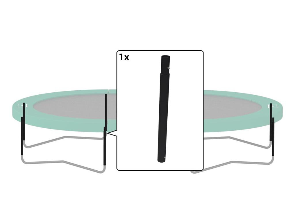 BERG Trampoline Frame Onderdeel - Grand Champion - Tussen Poot Zwart