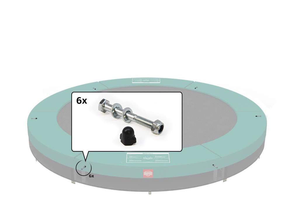 BERG Trampoline Frame Onderdeel - Talent - InGround - Montageset voor 6 Buizen