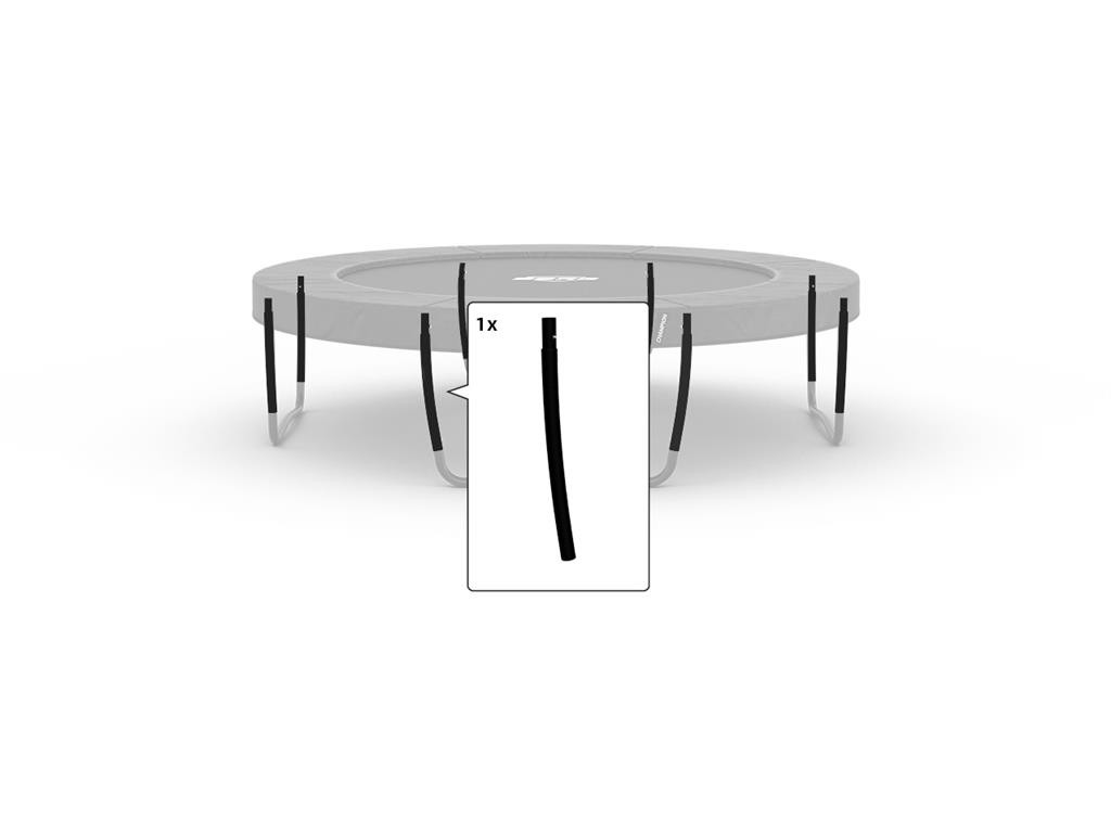 BERG Trampoline Frame Onderdeel - Champion / Elite - Tussenpoot - 270 cm (Gebogen,Zwart)