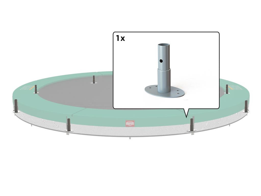 BERG Trampoline Frame Onderdeel - Champion - InGround - Single Leg 17 cm