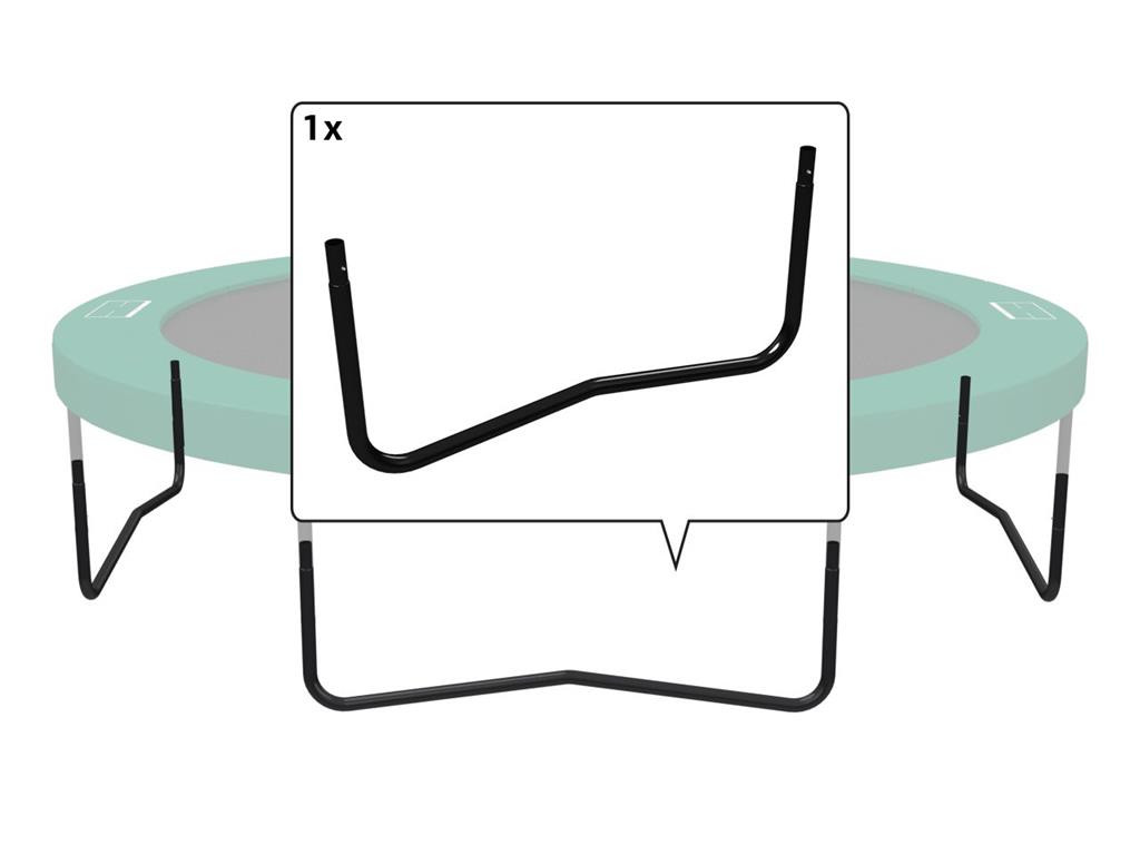 BERG Trampoline Frame Onderdeel - Champion - W-poot - 380 cm - Zwart