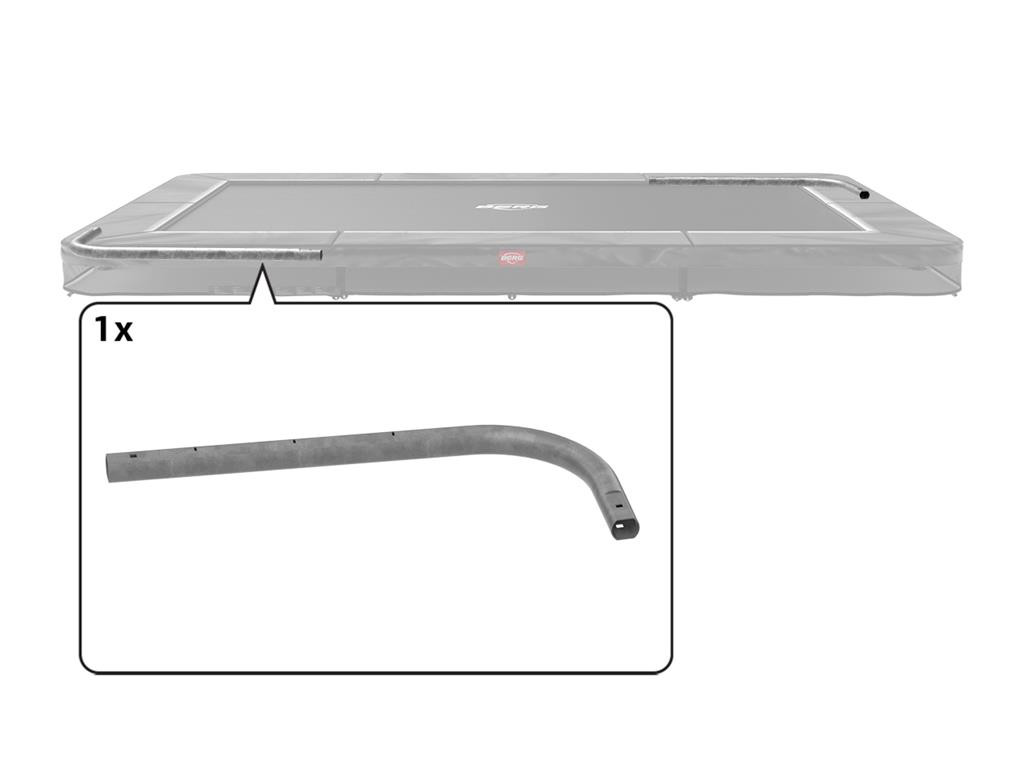 BERG Trampoline Onderdeel - Ultim Favorit - Toprail Hoekstuk Rechts 330 x 220 cm