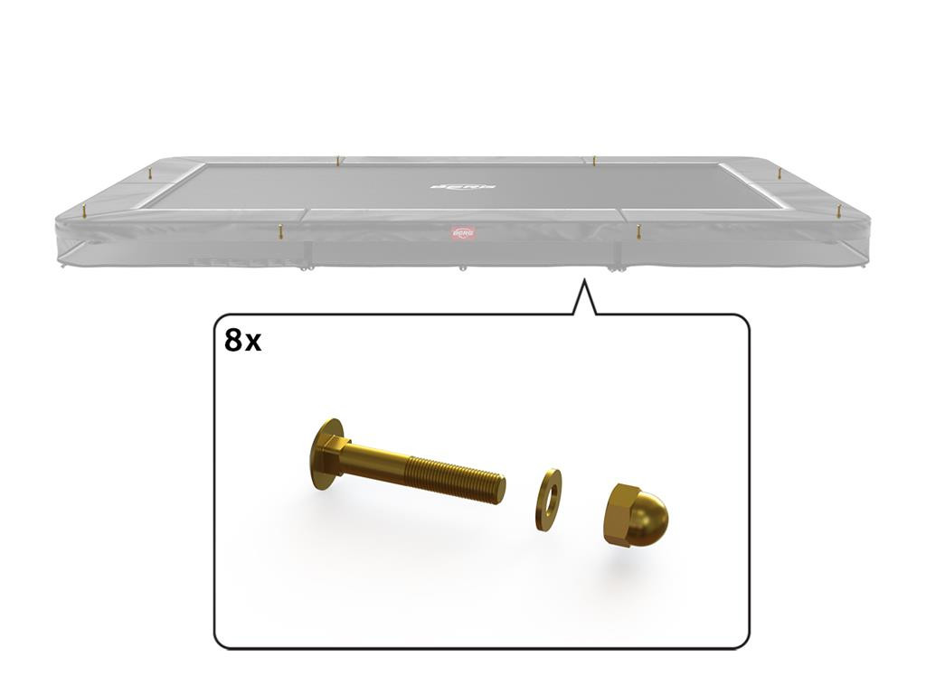 BERG Trampoline Onderdeel - Ultim Favorit - Bevestigingsmiddelen 410 x 250 cm