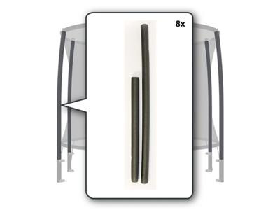 BERG Trampoline Veiligheidsnet Onderdeel - Safety Net DeLuxe - Set schuimdelen Recht