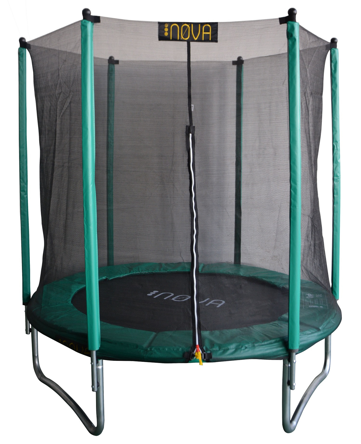 NOVA Trampoline 244 cm (8ft) met veiligheidsnet - groene rand