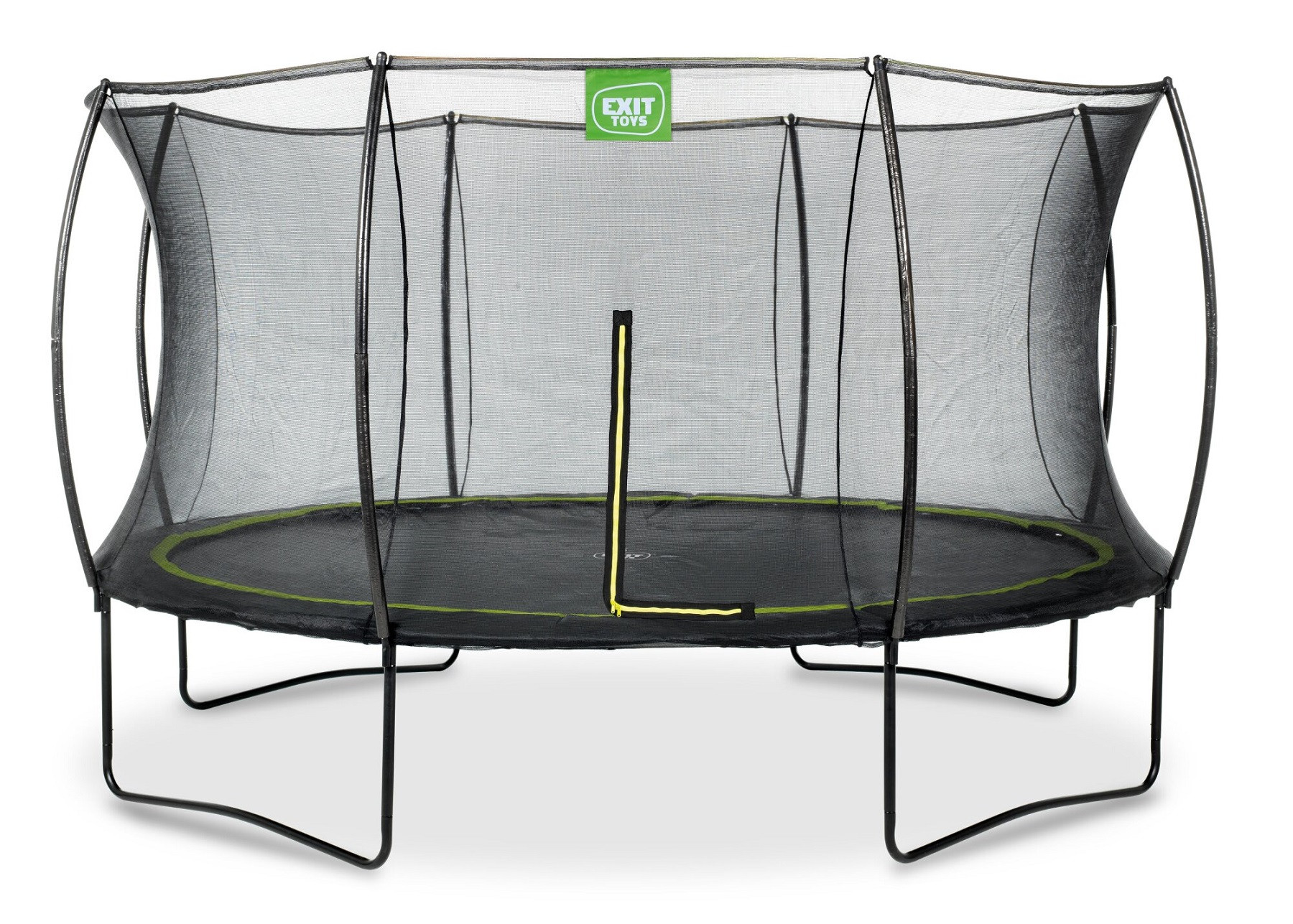 EXIT Trampoline Silhouette met Veiligheidsnet - 366 cm - Zwart