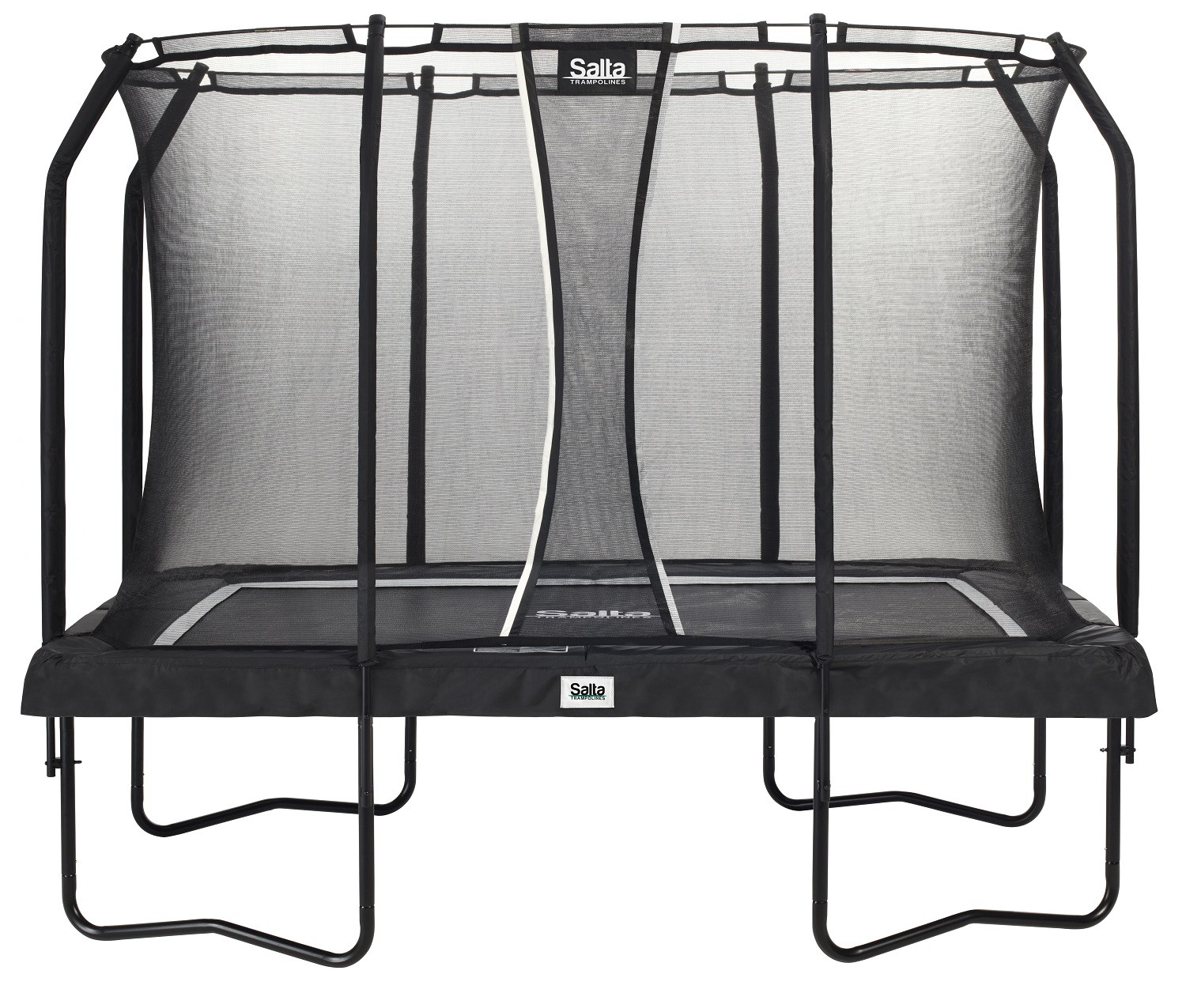Salta Trampoline Premium Black Edition 305 x 214 cm met Veiligheidsnet - Zwart