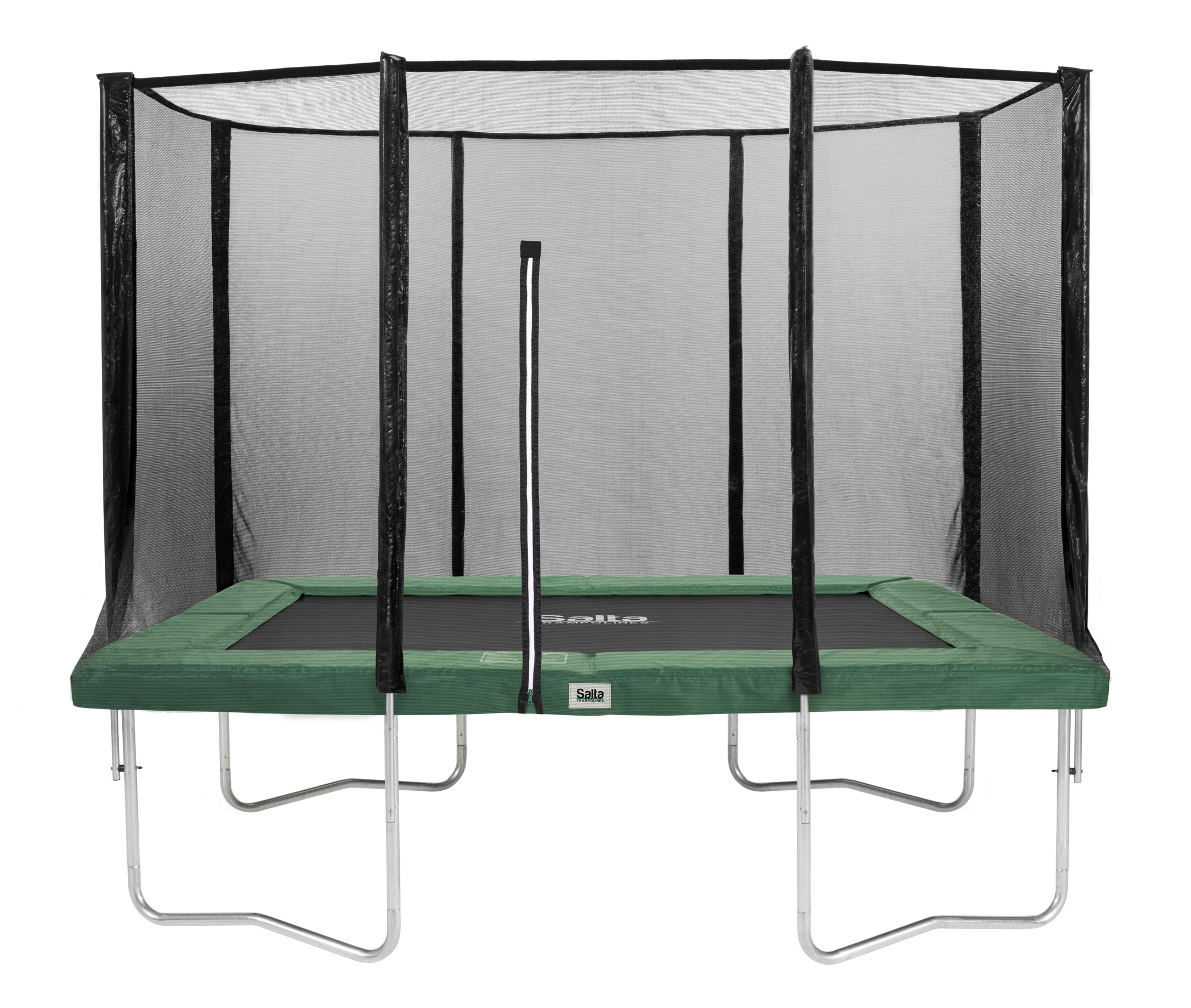 Salta Trampoline Combo - 214 x 153 cm - met Veiligheidsnet - Groen