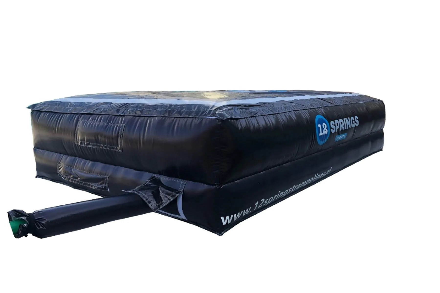 12SPRINGS Airdrop - 3 x 5 x 1 Meter - Zwart