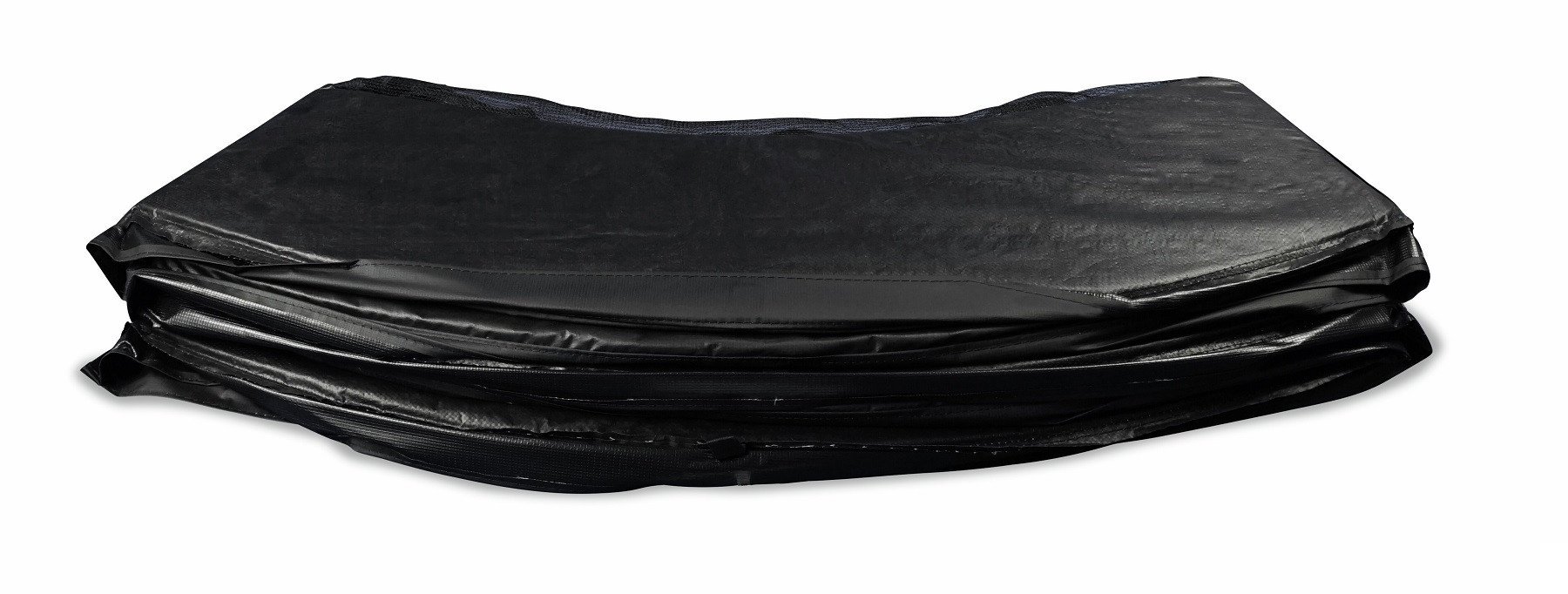 EXIT Trampoline Beschermrand - Silhouette - 366 x 244 cm - Zwart met Limegroene Rand - (zonder ground lower net)