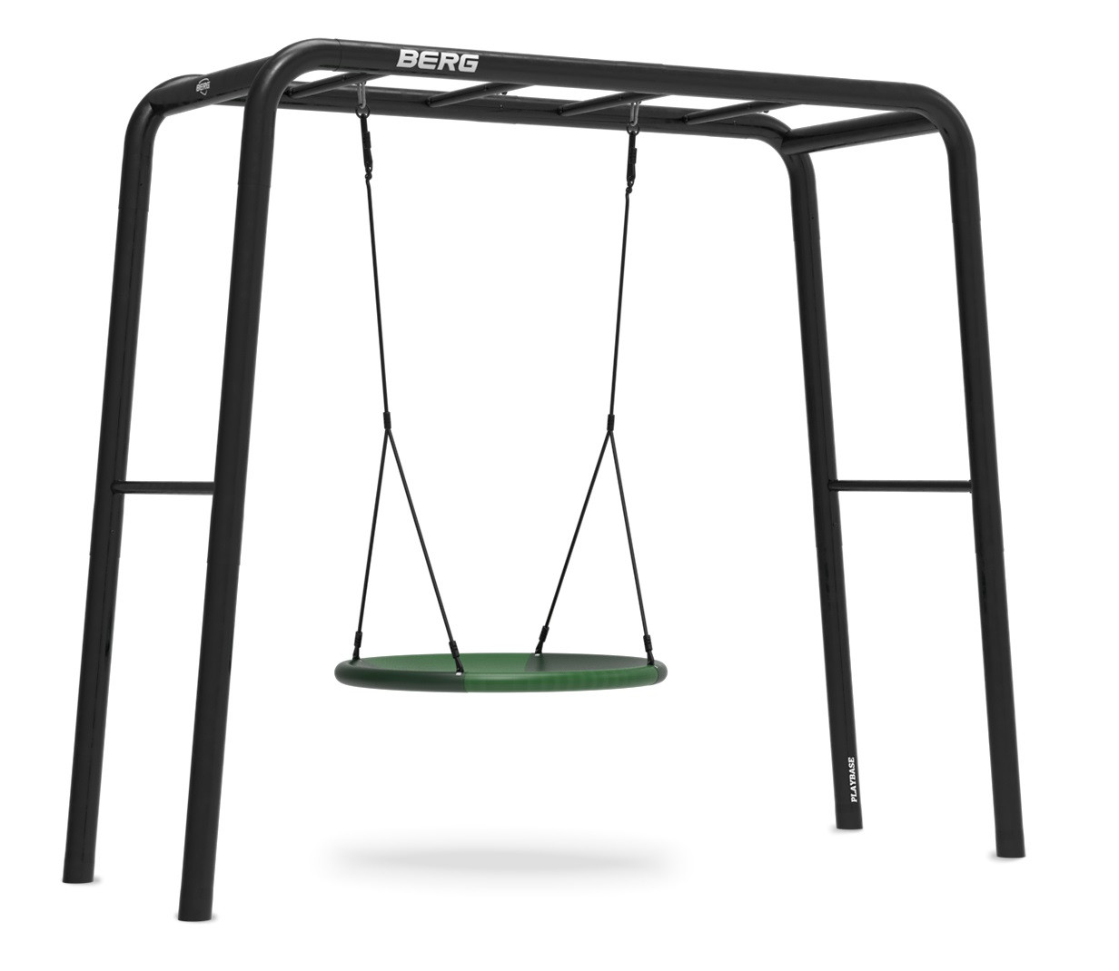 BERG PlayBase Medium TT 3-in-1 Speeltoestel - met 2 Rekstokken en Nestschommel