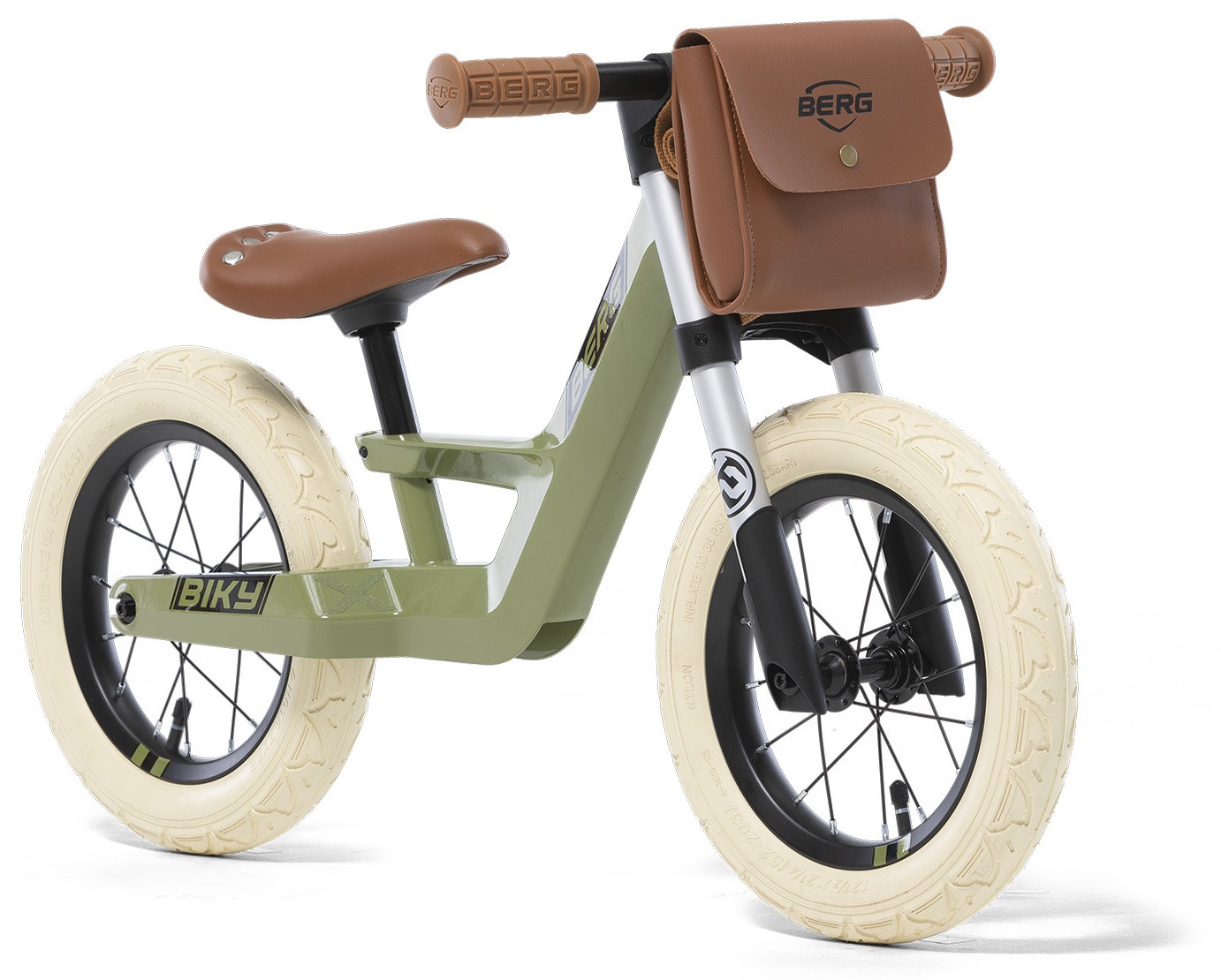 BERG Biky Retro - 12 inch - Loopfiets - Groen