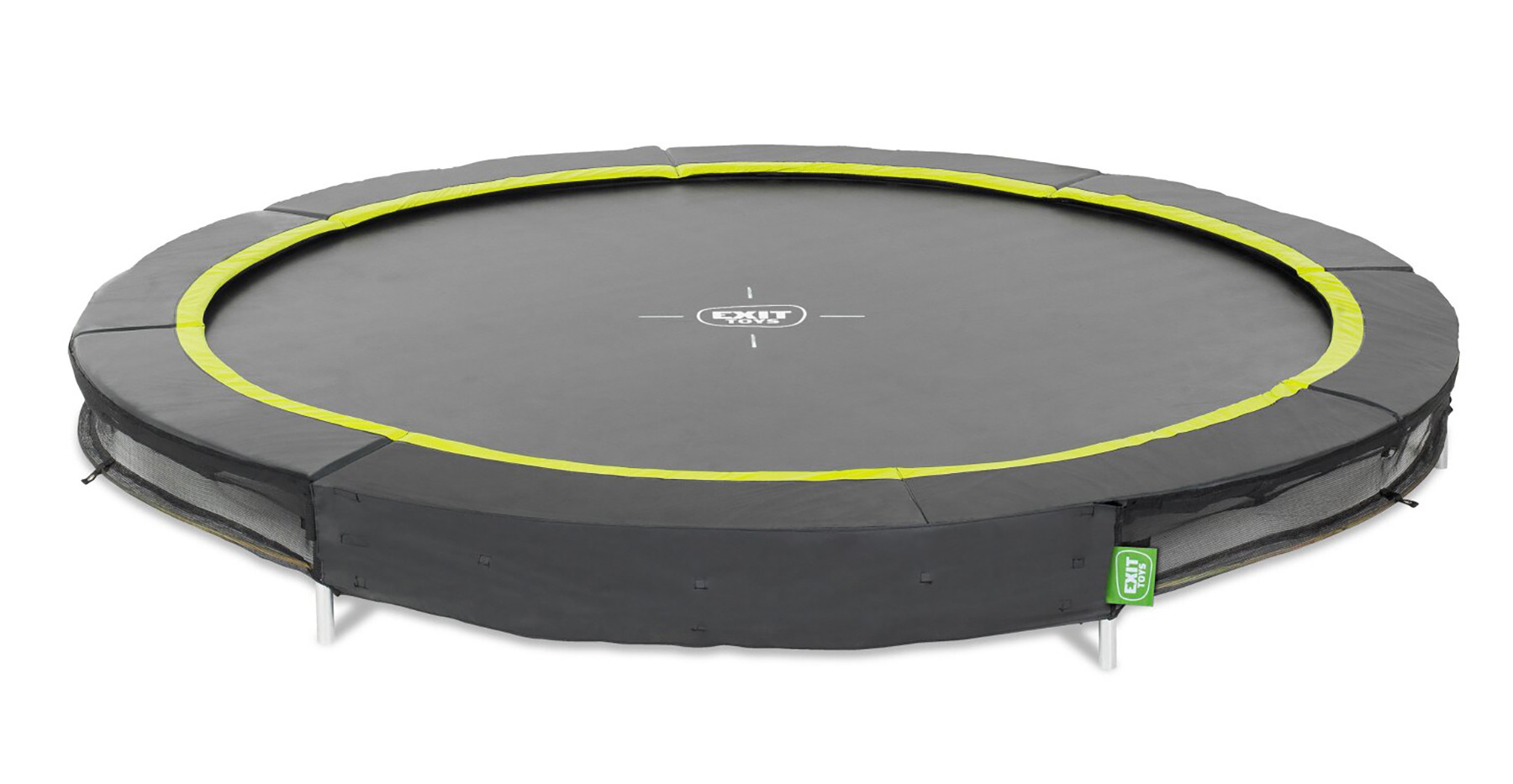 EXIT Trampoline Silhouette Sports - Inground - 244 cm - Zwart