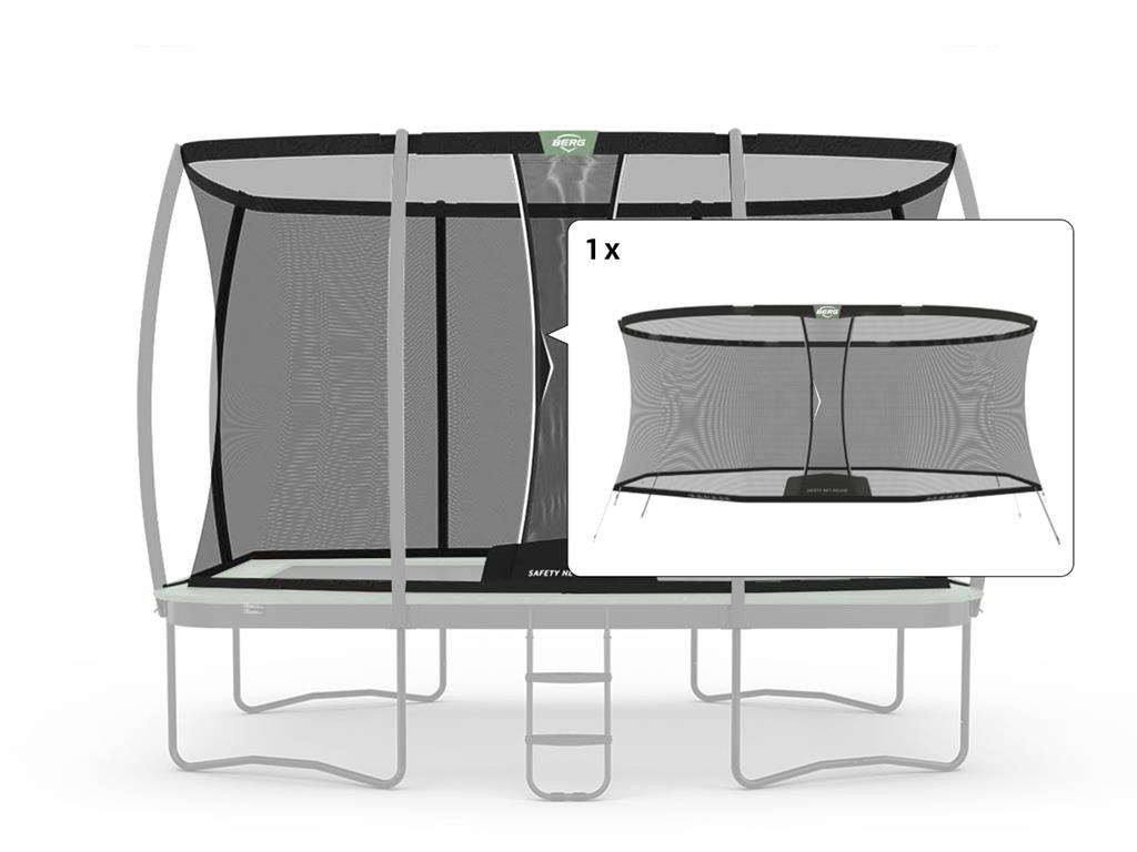 BERG Trampoline Veiligheidsnet Deluxe XL voor Ultim Eco - 410 x 250 cm - Los Net