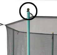 ThysToys Veiligheidsnet Dop - per stuk - Zwart