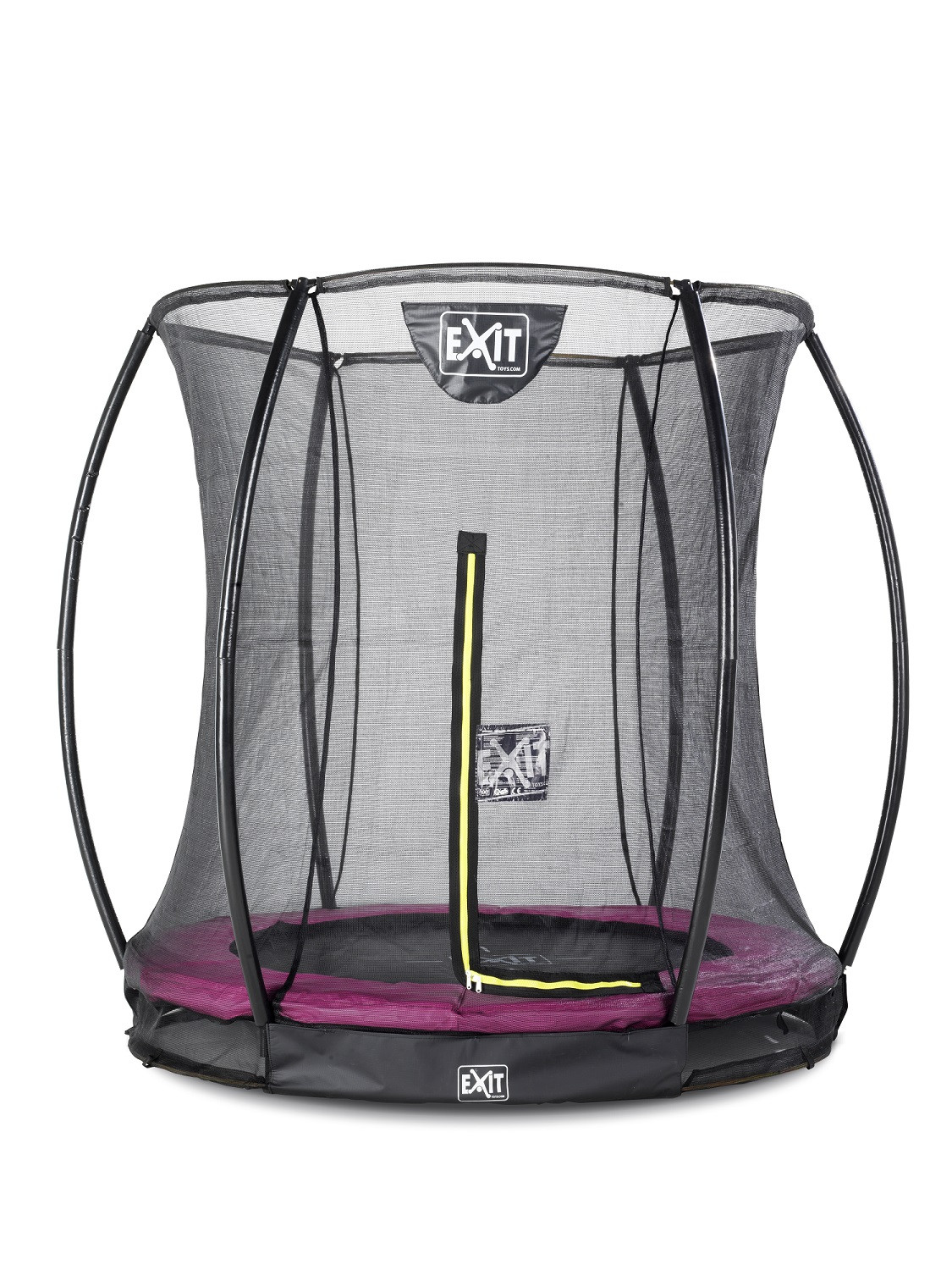EXIT Silhouette Inground Trampoline 183 cm (6ft) met Veiligheidsnet - Roze