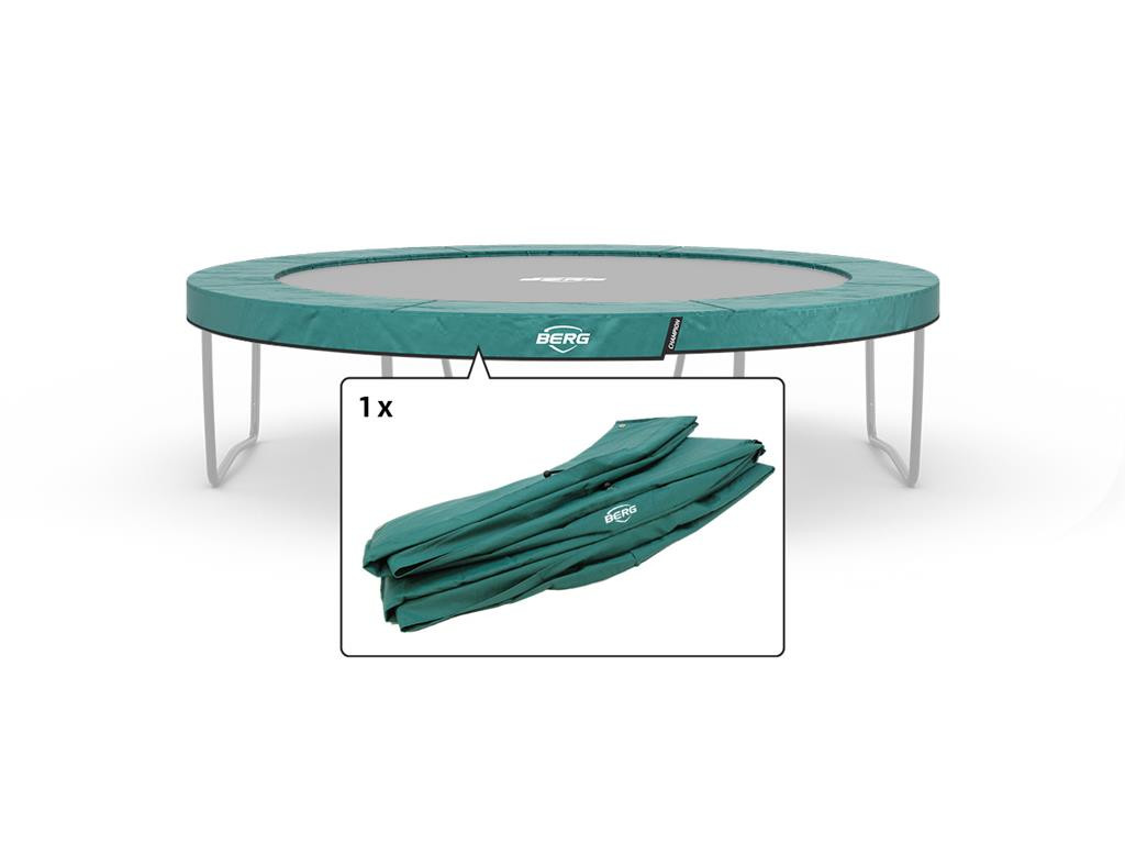BERG Trampoline Beschermrand Champion - 380 cm - Groen