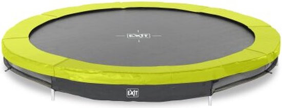 EXIT Trampoline Beschermrand - Silhouette - 244 cm - Groen - Geschikt voor Inground