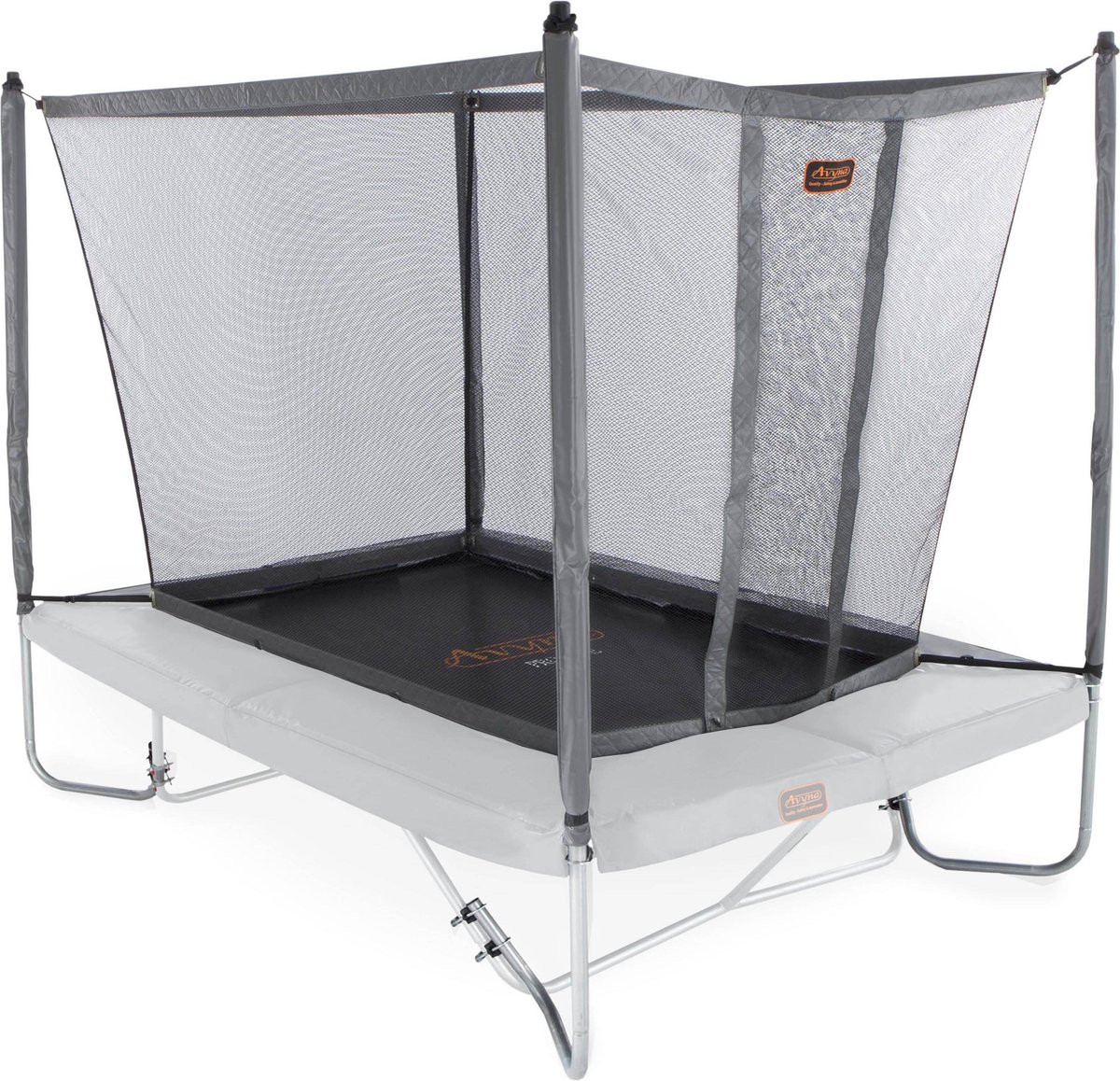 Avyna Veiligheidsnet met palen 275 x 190 cm (213) - Grijs